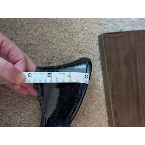 Seychelles Women's Size 9.5 Black Floral Accent Wedge open Toe Sandals - Picture 7 of 7